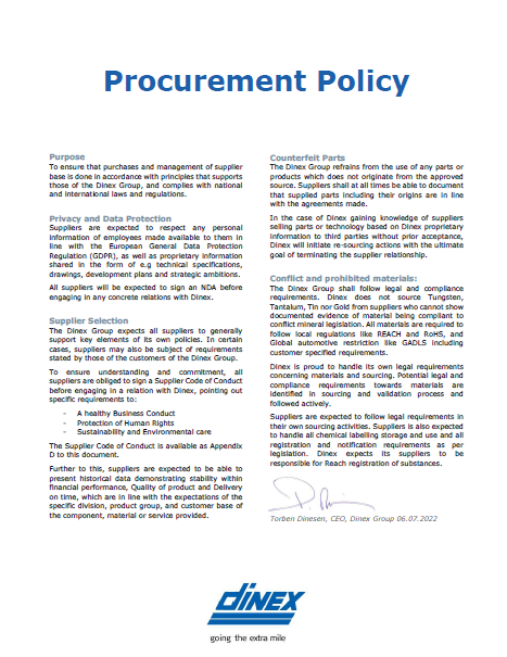 Procurement Policy