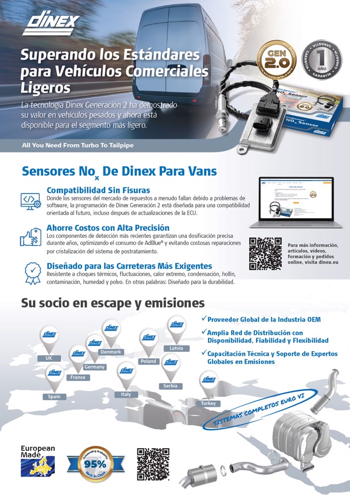 Sensores NOx para Vans