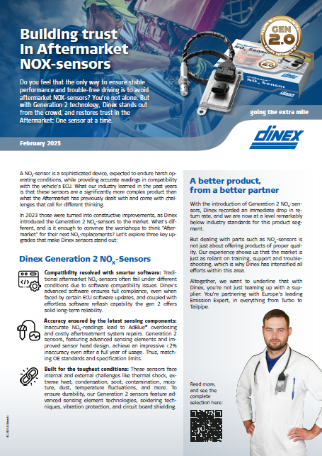 NOx-Sensoren: Building Trust in Aftermarket NOx-sensors
